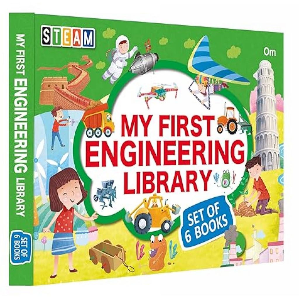 STEM for kids : STEAM : My First Engineering Library (Set of 6 Books ...