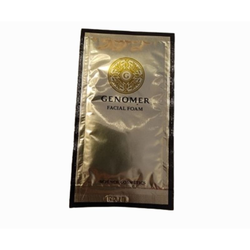 ซองทดลอง พกพา genomer facial foam (ประมาณ1ครั้ง) by dr. ci labo ...