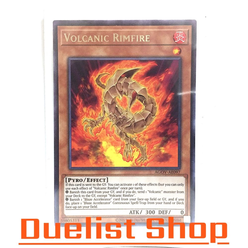 Volcanic Rimfire (R) Monster Fire Level1 [Pyro/Effect] ชุด AGOV-AE097 ...