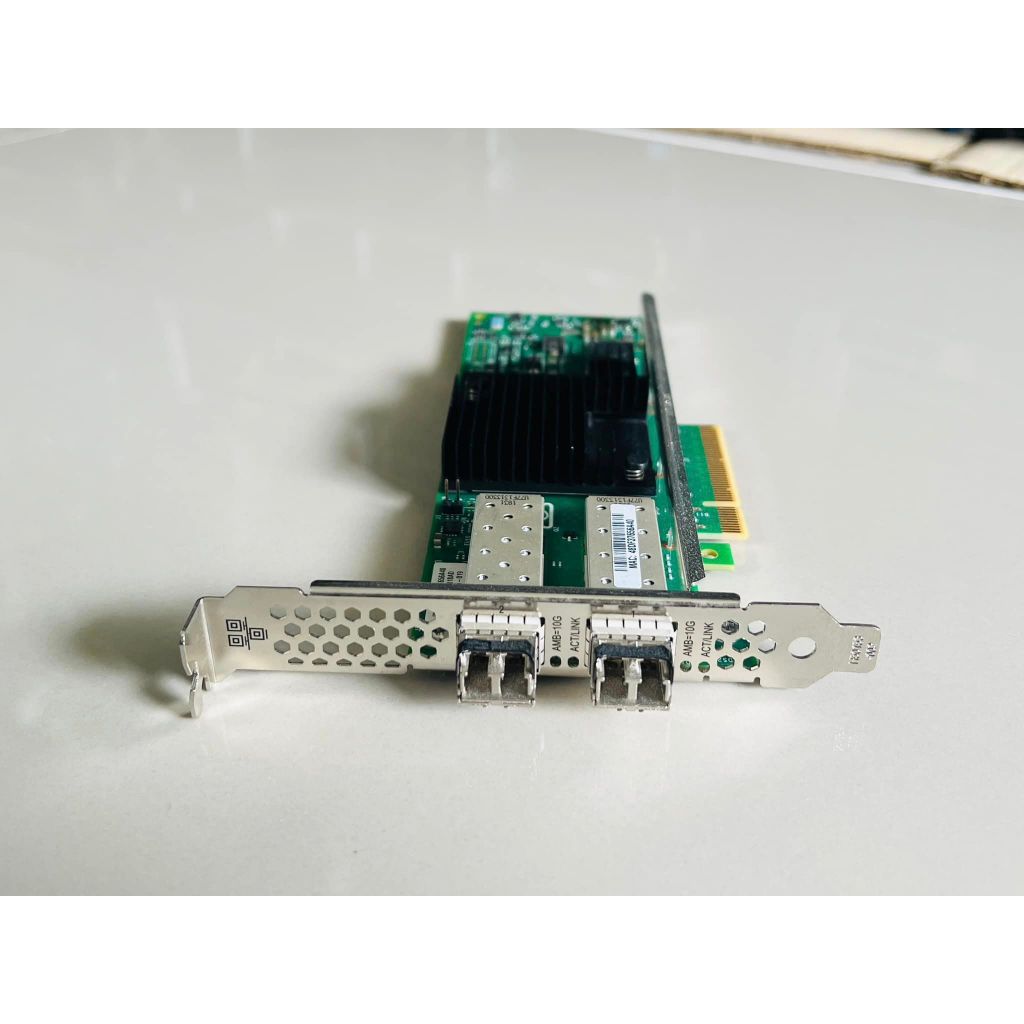 การ์ด Fiber SFP HPE 10gb 2 port พร้อมหัว sfp 10g แบบขายาวมือสองพร้อมใช้ ...