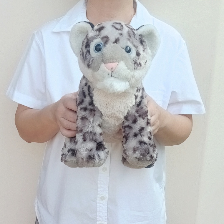 ตุ๊กตาเสือดาวหิมะ ขนนุ่ม Wild Republic Snow Leopard ขนาด 17 นิ้ว ( วัด