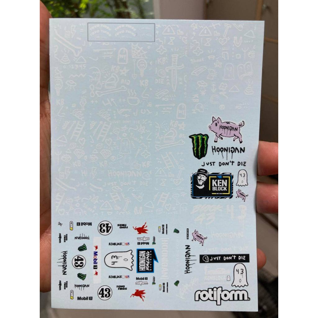 1/64 ครบเซ็ต+ตกแต่ง กล่อง ฉาก 1/24 Ken Block Hoonigan Drift Tackle ...