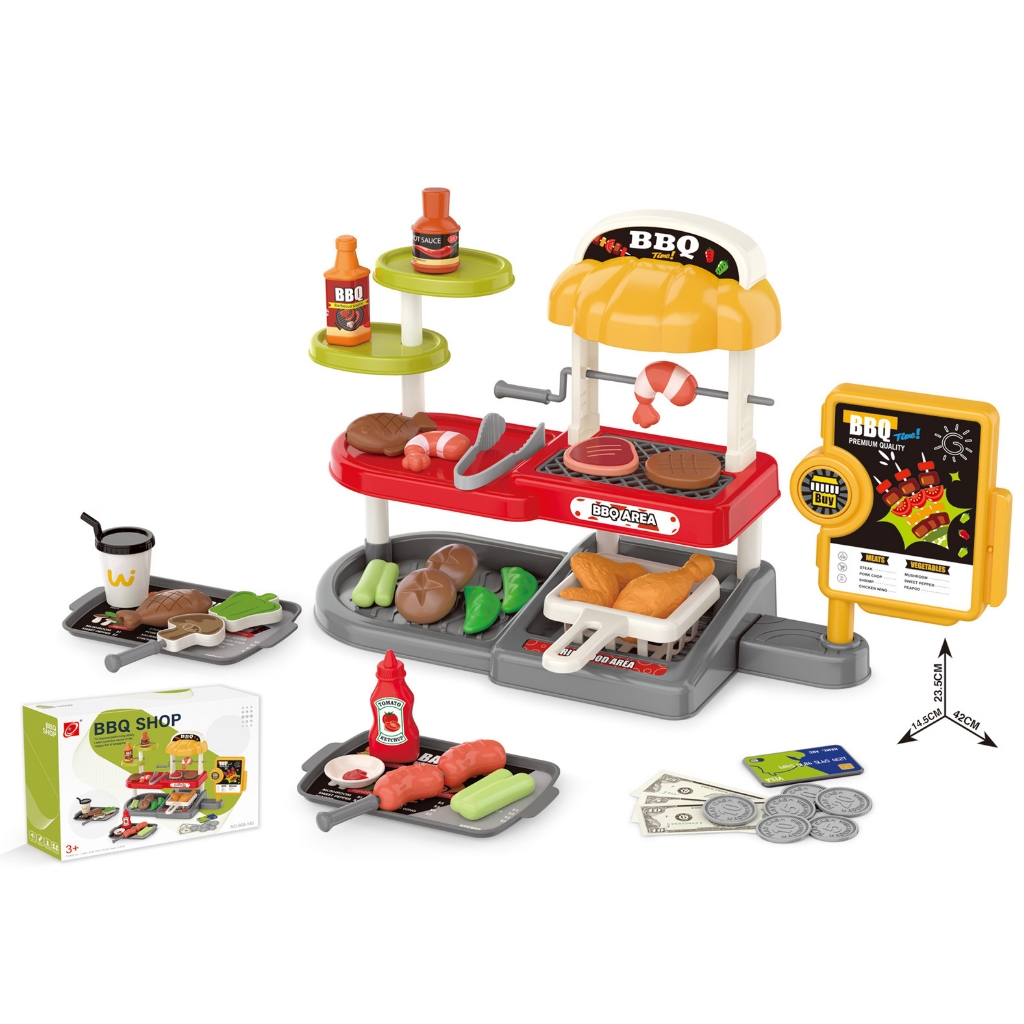 Fast Food Chain (71 pcs.) *กล่องบรรจุบุบ* ของเล่นเด็ก ร้านกาแฟ(ชุดเล็ก ...