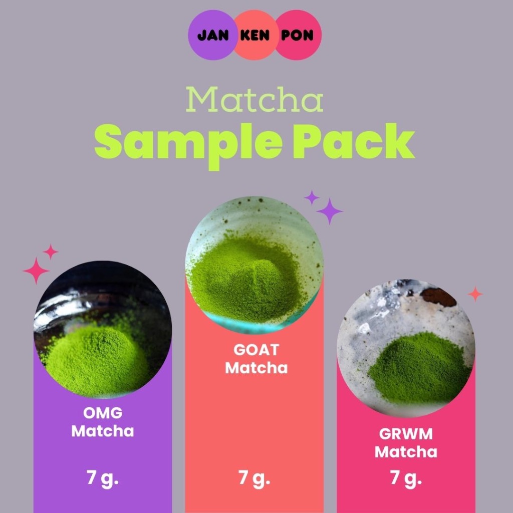 Matcha ตัวอย่างทดลอง 3แบบ Sample Pack | Shopee Thailand