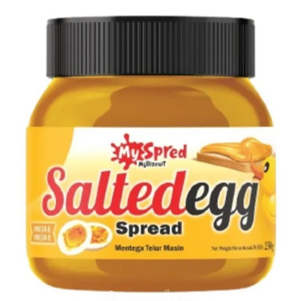 My Spread Saltedegg Spread 250g. มายสเปรด ครีมทาขนมปัง รสไข่เค็ม ...