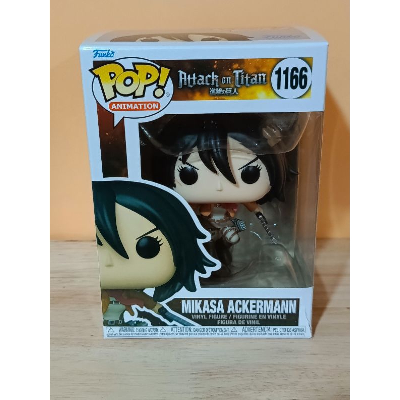 Funko Pop! : Attack on Titan - Mikasa Ackerman [ กล่องสินค้า - 7/10 ...