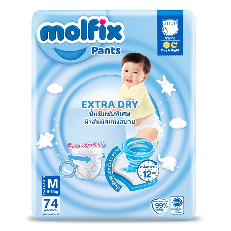 Mofix โมฟิกส์ ผ้าอ้อมแบบกางเกง ( 1 ห่อ ) | Shopee Thailand