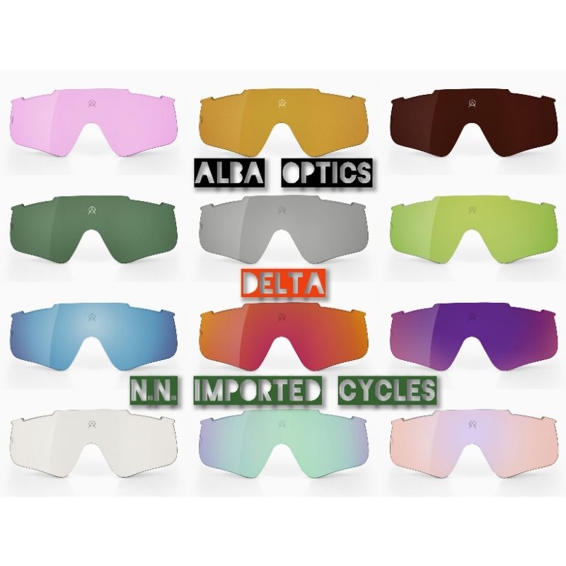 Replacement Lens เลนส์แว่นปั่นจักรยาน ALBA OPTICS ของแท้ รุ่น DELTA ...