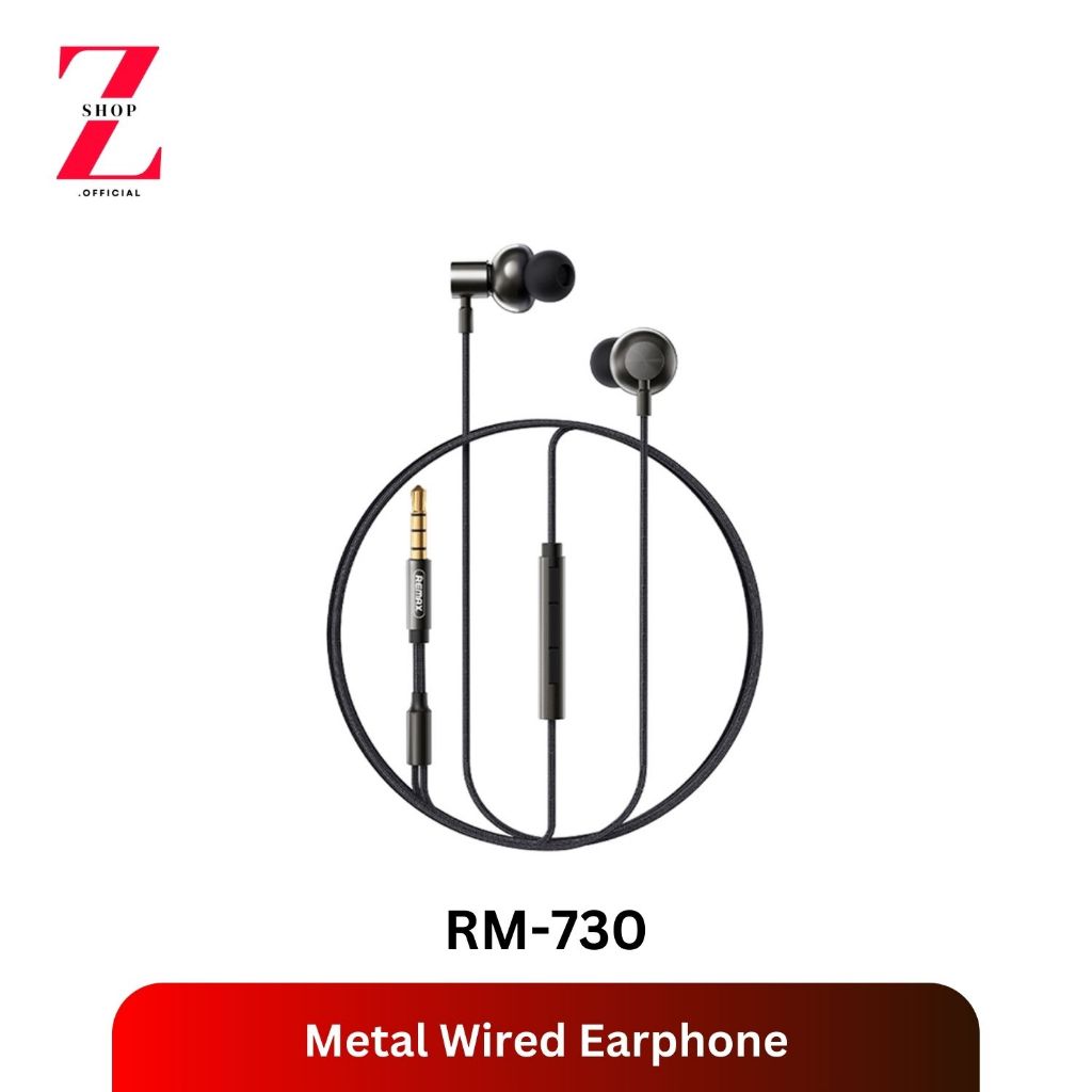 REMAX หูฟัง รุ่น RM-730 สมอลทอร์ค สำหรับ 3.5mm หูฟังมีสาย | Shopee Thailand