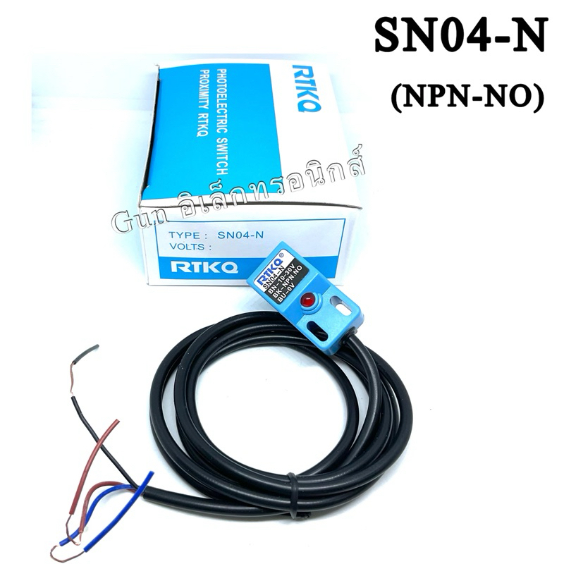 SN04-N (NPN-NO) , SN04-N2 (NPN-NC) sensor เซ็นเซอร์ Proximity ชนิดจับ ...