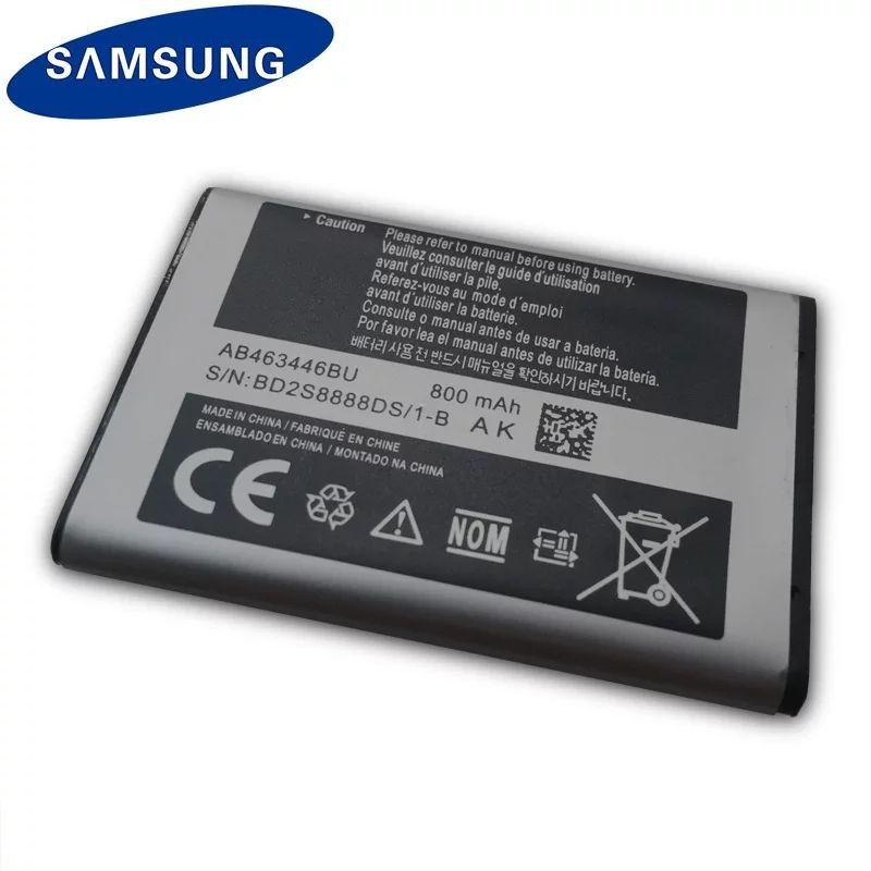 แบตเตอรี่ Battery Samsung AB463446BU AB553446BU สำหรับ Samsung C3300K ...