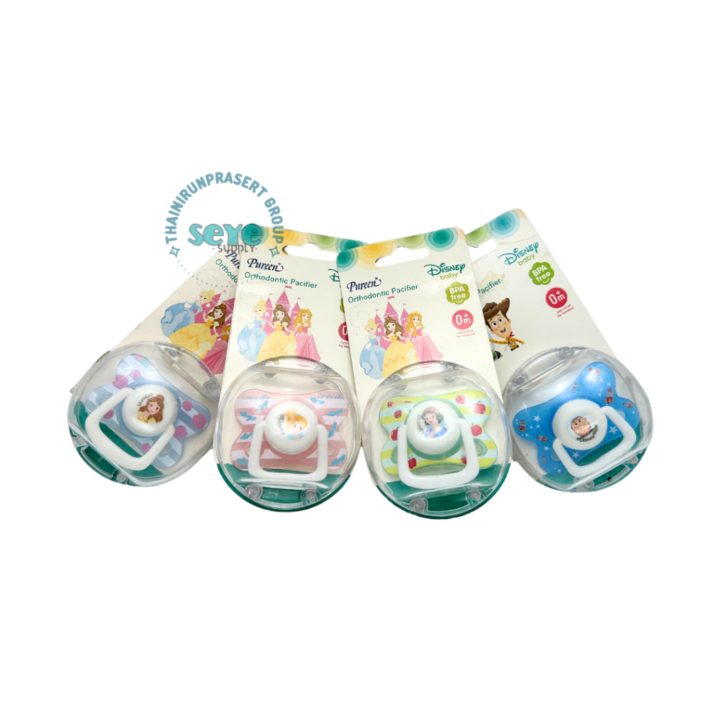 Dianey baby Pureen Orthodontic Pacifier เพียวรินจุกนมหลอกหัวกลม รูปเจ้า ...
