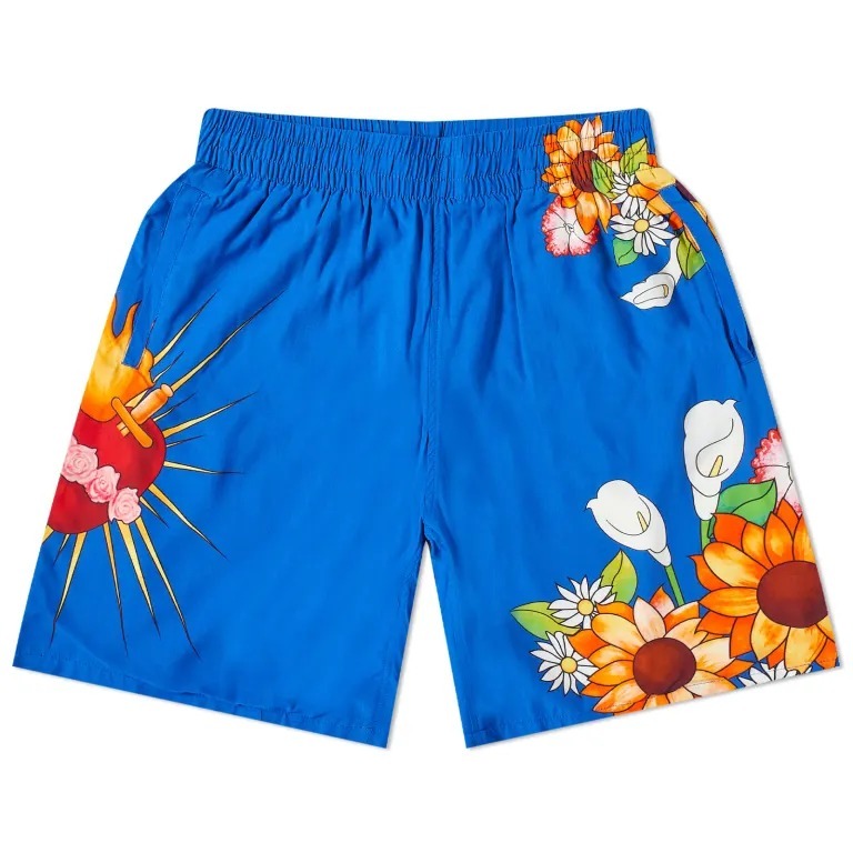 Pleasures P23SU034 BLUE HEART SHORT BLUE