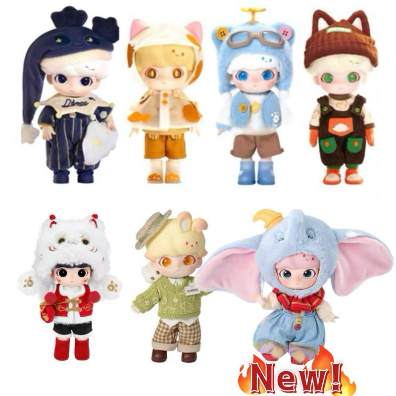 [พร้อมส่ง/พรี-ออเดอร์] Dimoo Action Figure ตัวขยับได้ จากPopmart ...