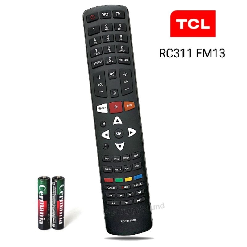รีโมททีวี LCD/LED Smart TV ยี่ห้อ TCL รุ่น RC311 FM13 | Shopee Thailand