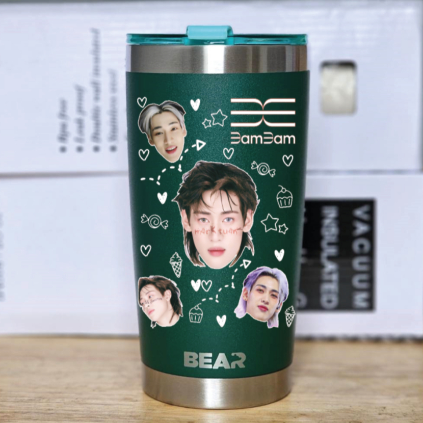 ฺBP0. แก้วรูปถ่าย Bam Bam : BamBam : Got7 : BAMBAMGOT7 : แบมแบม
