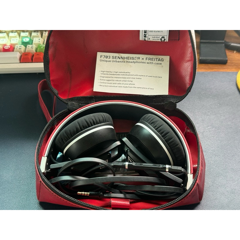 F703 SENNHEISER x FREITAG headphones | Shopee Thailand F703 SENNHEISER x FREITAG headphones | Shopee Thailand