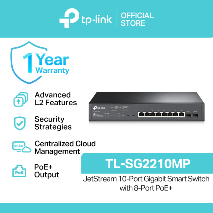 TP Link JetStream 10-Port Gigabit Smart Switch With 8-Port PoE+ price in Nairobi