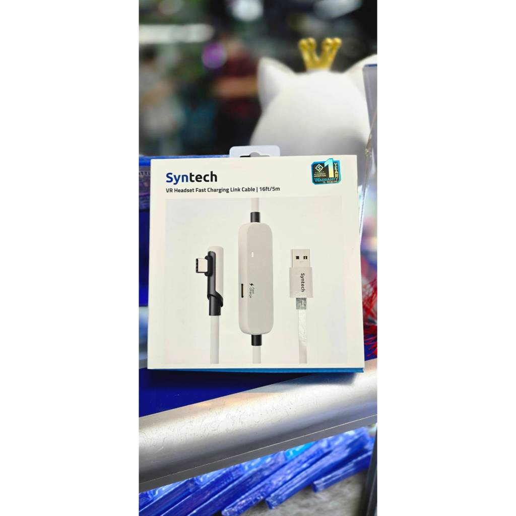 (ชารจ์เร็ว ซิงค์เร็ว)Syntech Link Cable 16FT with Charging Compatiblec ...