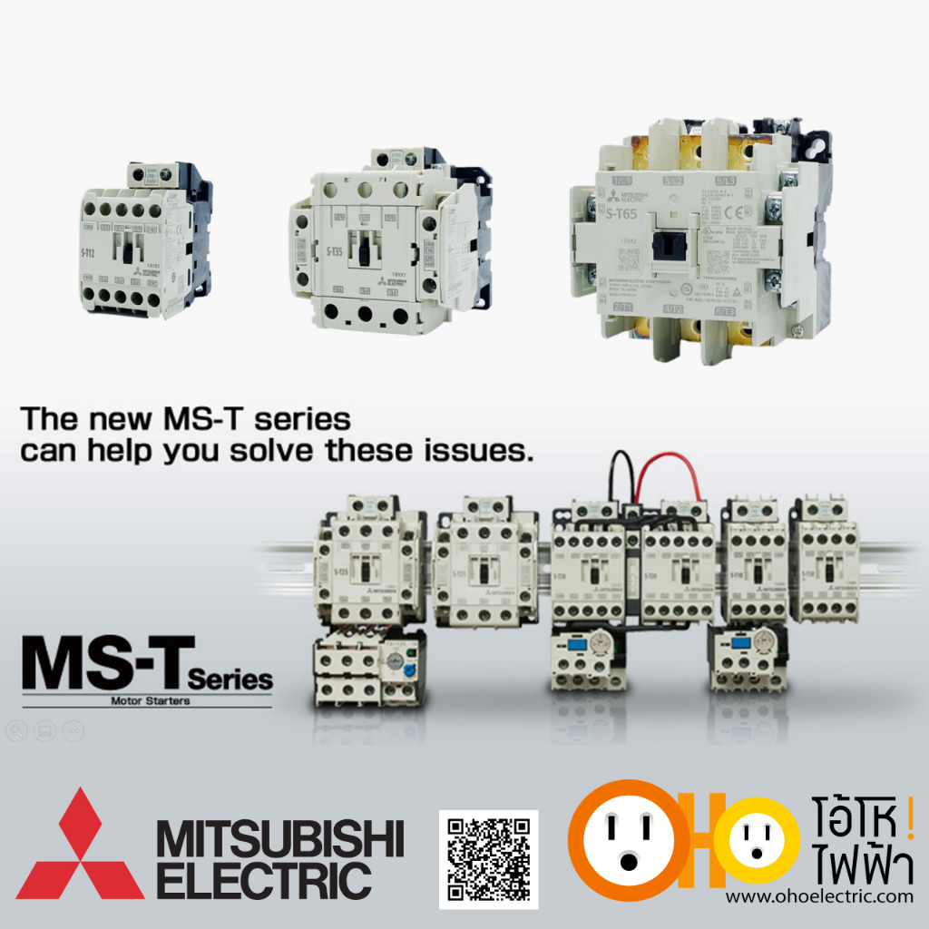 MITSUBISHI Magnetic Contactors มิตซูบิชิ แมกเนติก คอนแทคเตอร์ S-T21 ...
