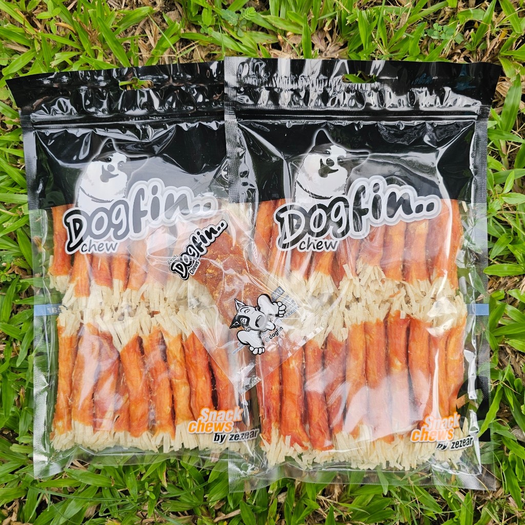 Dogfin (ด็อกฟิน) ไก่อบแห้ง 350 กรัม 2 ถุง (700 กรัม) พร้อมของแถมเลือก ...