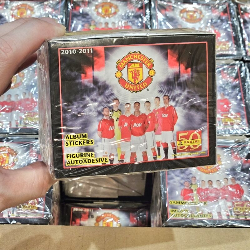 กล่องสติ้ก เกอร์ Panini 2010-11 Manchester United Stickers 1 Box ...