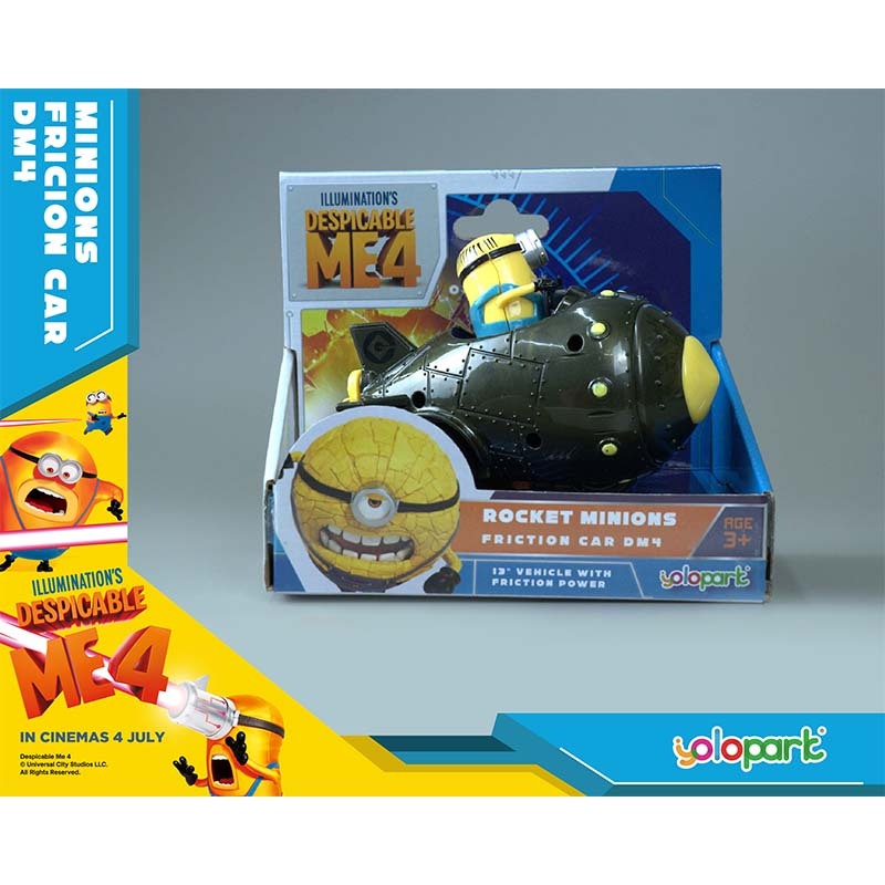 Minions มินเนี่ยน Me4 Friction Car Rocket | Shopee Thailand