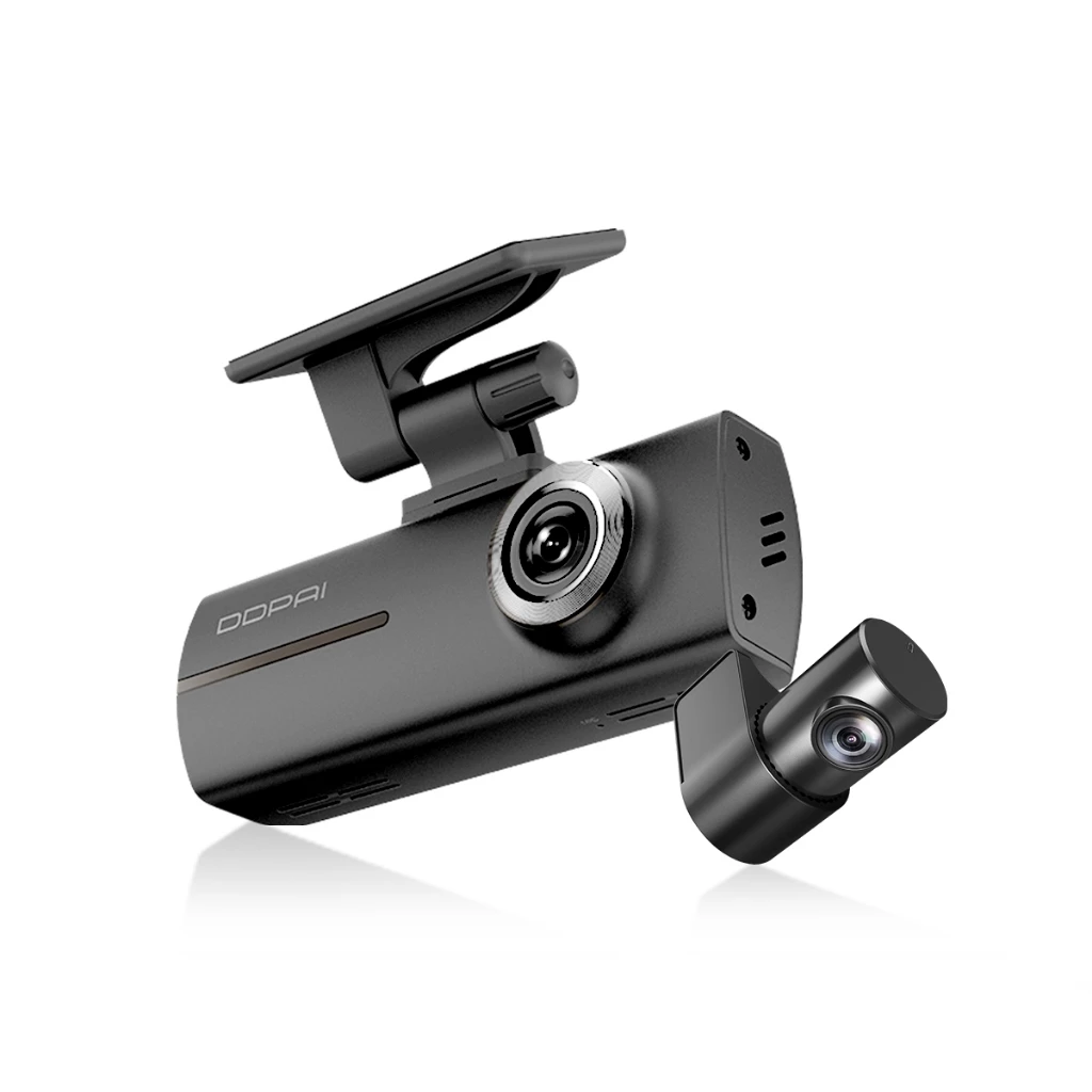 DDPAI N1 Dual Dash Cam กล้องติดรถยนต์ 1296P HD Car Camera 135°การบันทึกมุมกว้างพิเศ ควบคุมผ่าน APP รับประกันศูนย์ไทย 1ปี