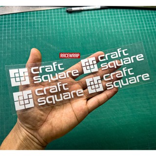 สติกเกอร์ craft square สะท้อนแสง สำหรับติดกระมองข้าง | Shopee Thailand
