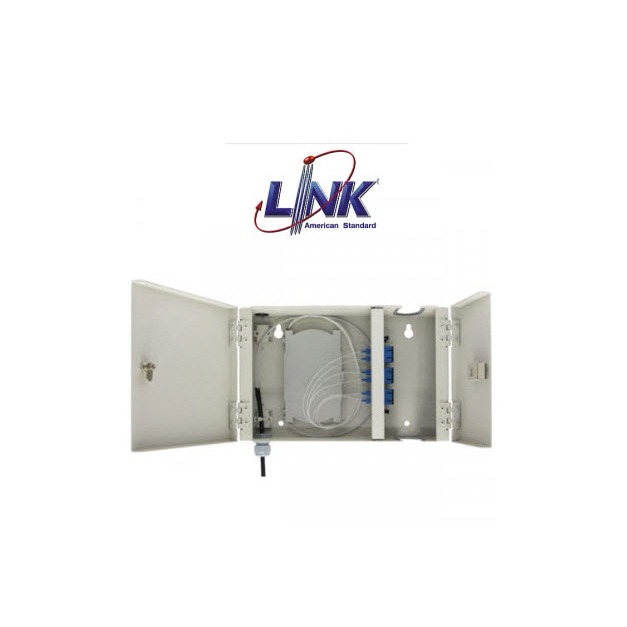 LINK UF-2022A (2 SNAP-IN) OPTIC WALL MOUNT BOX กล่องเก็บไฟเบอร์ออฟติก ...