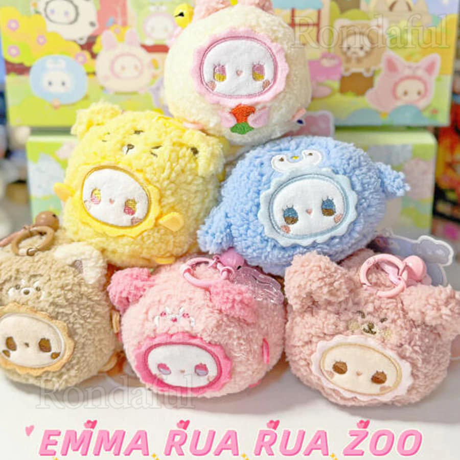 ยกBOX พวงกุญแจ EMMA RUA RUA ZOO Plushdoll | Shopee Thailand