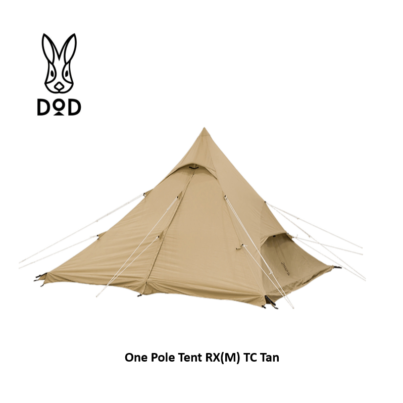 DOD ONEPOLE TENT RX(L) RX Pyramid Tent (L) - DOD Outdoors