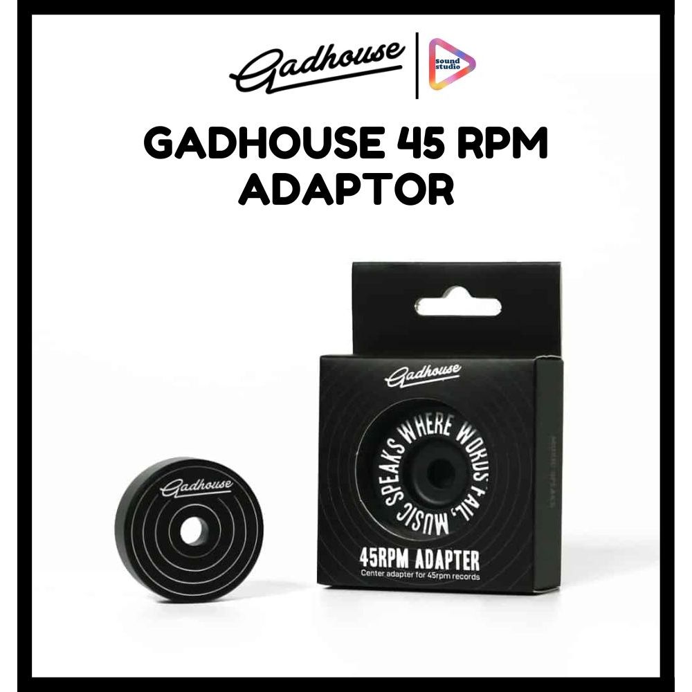 Gadhouse 45 RPM อะแดปเตอร์แผ่นเสียงอลูมิเนียม 45 rpm สําหรับแผ่นเสียง 7 ...