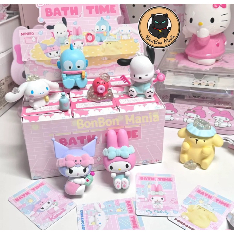 [แบบแยก-เลือกตัวได้]Sanrio Characters Bath Time series blind box set