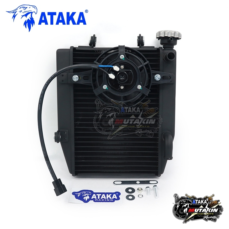 ATAKA หม้อน้ำแต่ง Radiators 1 ใบพัดใหญ่ หม้อน้ำ YAMAHA EXCITER 155 VVA ...