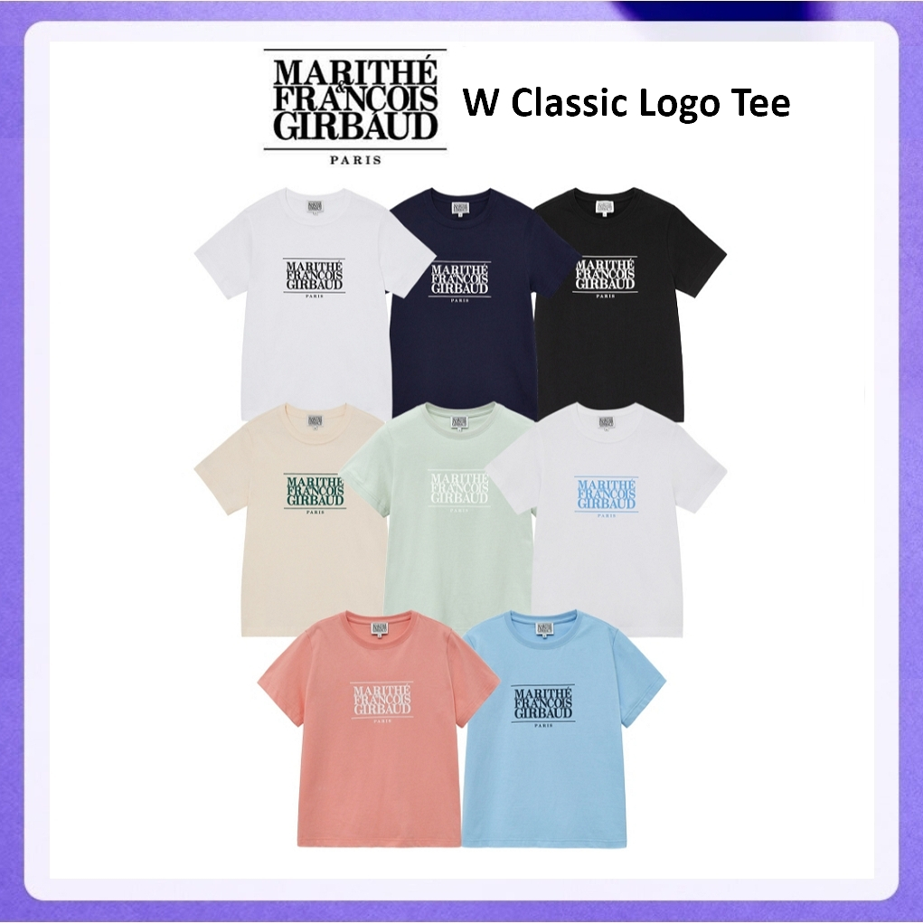 MARITHE FRANCOIS GIRBAUD VINTAGE LOGO RINGER TEE sky blue