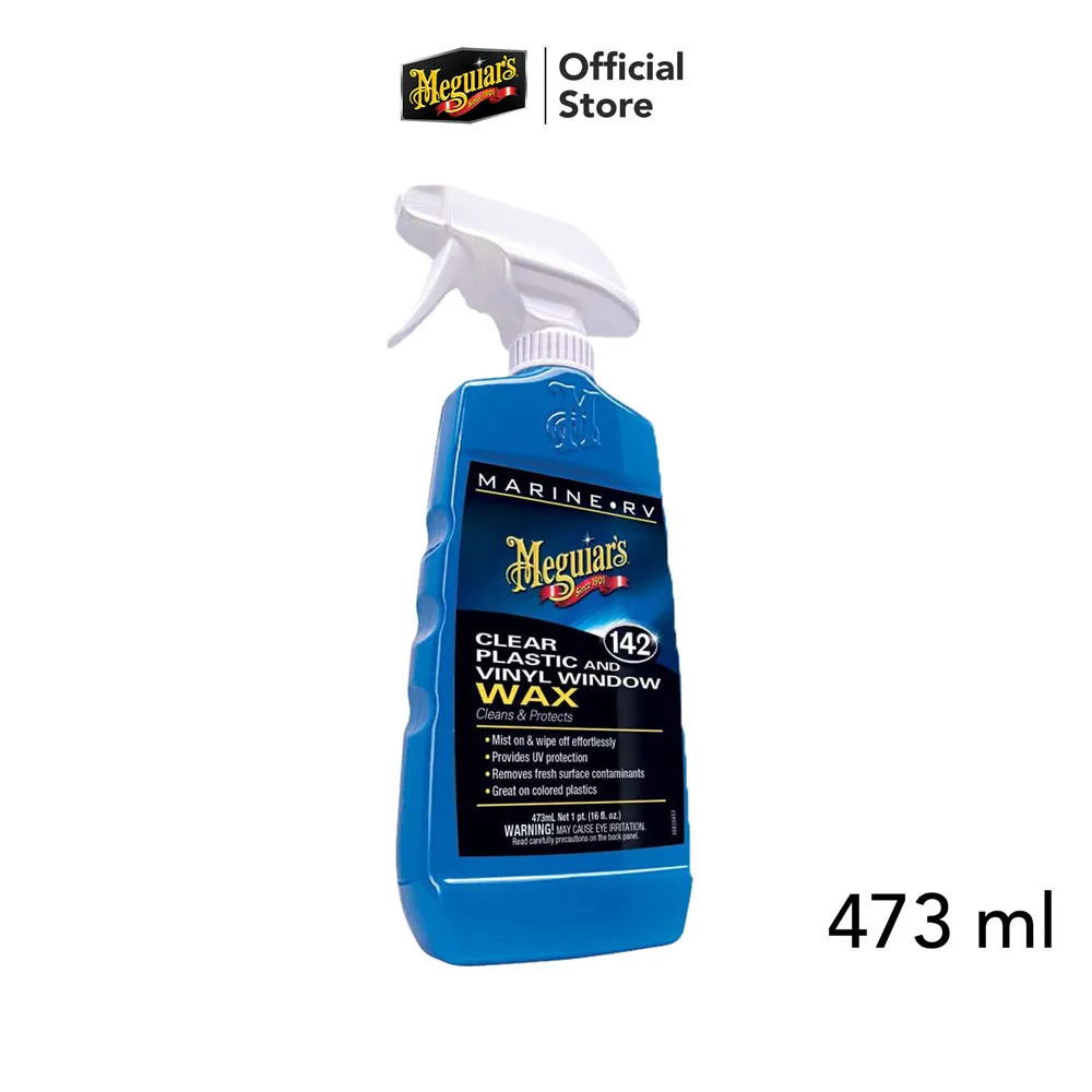 Meguiar's M14216 Marine Clear Plastic And Vinyl Window Wax สเปรย์บำรุง ...
