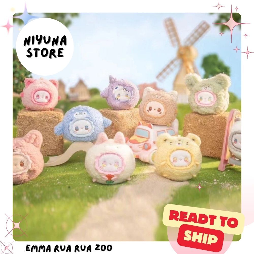 พร้อมส่ง พวงกุญแจ Emma Rua Rua Zoo กล่องสุ่ม เอ็มม่า | Shopee Thailand