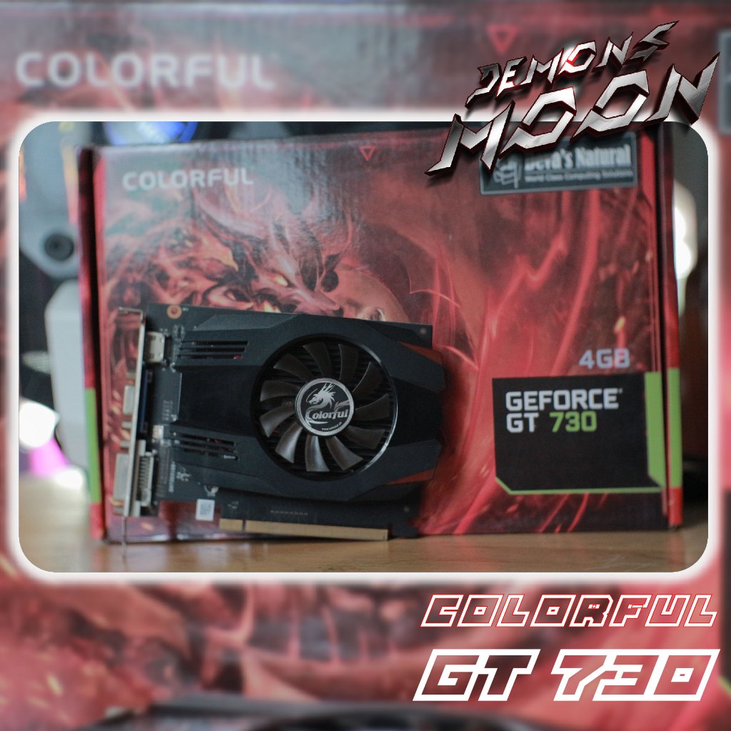 gt730 การ์ดจอ Colorful GeForce รุ่น GT730 4GB ประกัน Demons moon7วัน ...