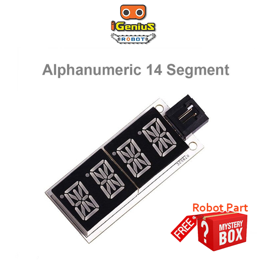 จอ LCD แสดงผล Elecfreaks Alphanumeric 14 Segment LED Display Arduino ...