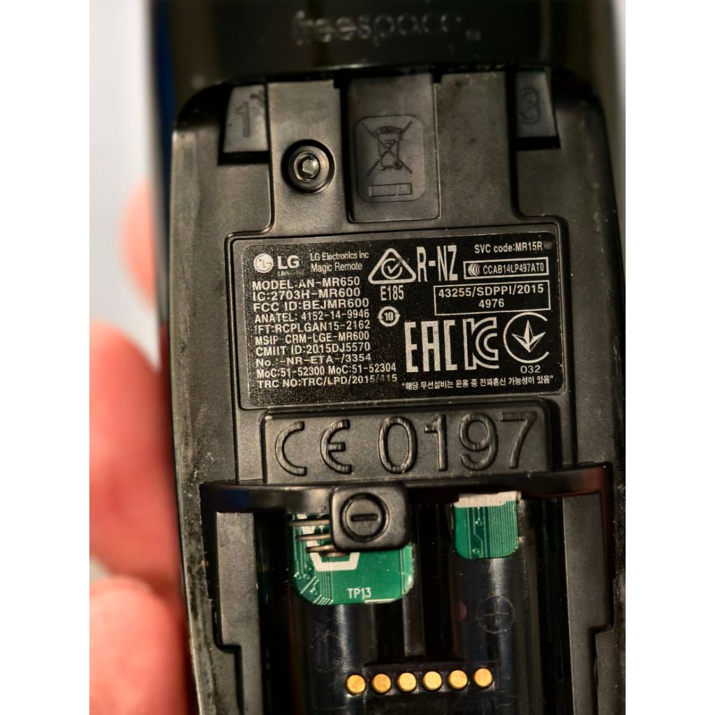 LG Magic Remote รุ่นทีวีปี 2019 , 2020 (รหัสหลังรีโมท MR19BA 20GA ...