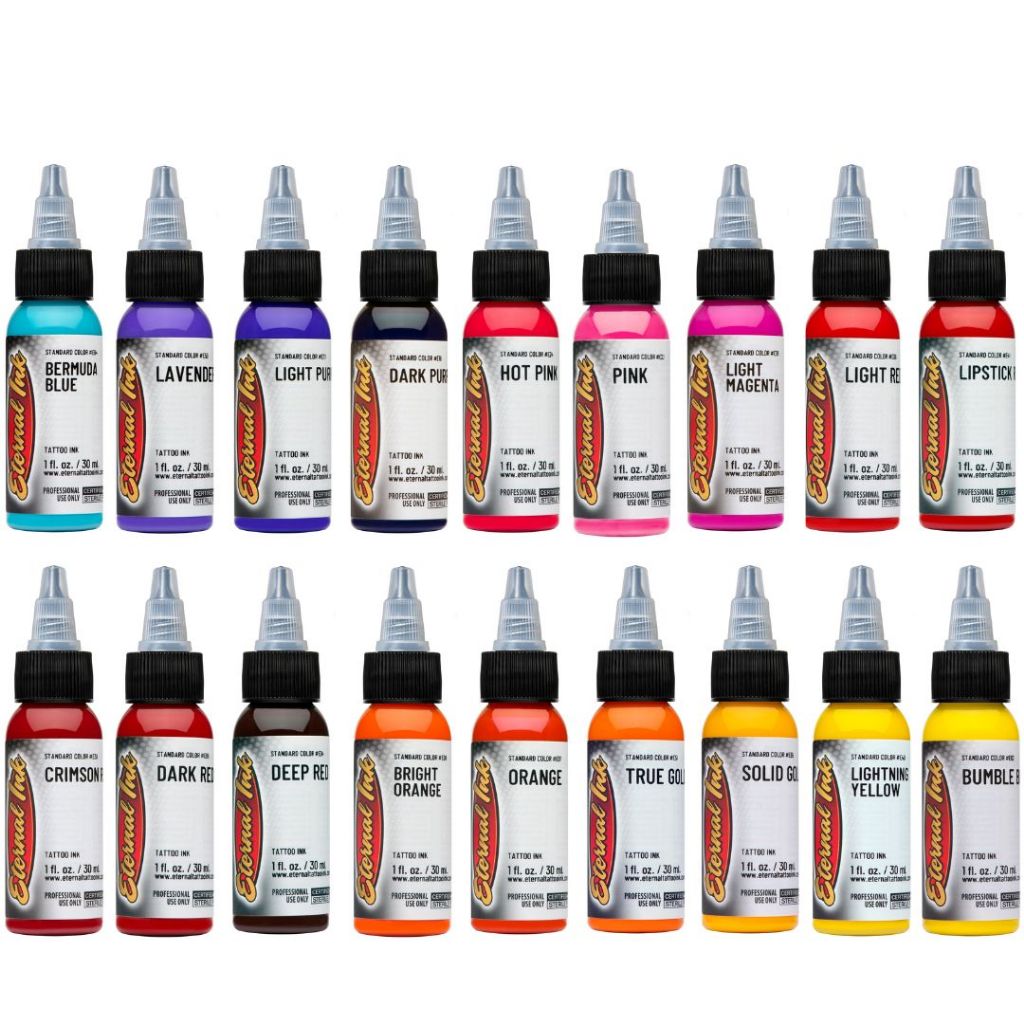 Eternal ink อีเทอนอลอิงค์ หมึกสัก 1ออนซ์ สีแท้อเมริกา Made in USA ...