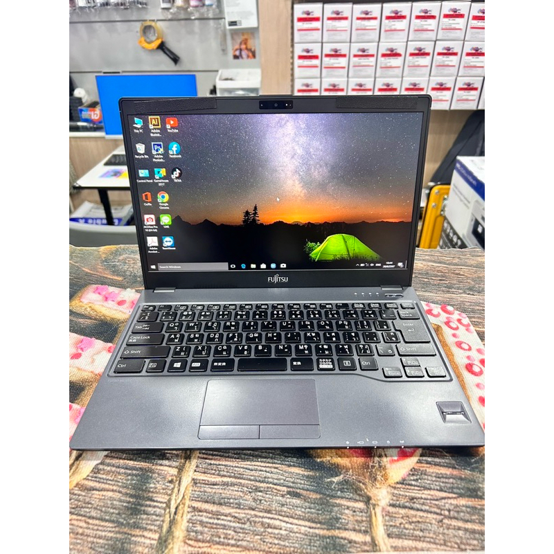 โน๊ตบุ๊กมือสอง Fujisu (ฟูจิตสึ) -Intel 3865U Gen6 -Windows 10 -HD128 GB ...
