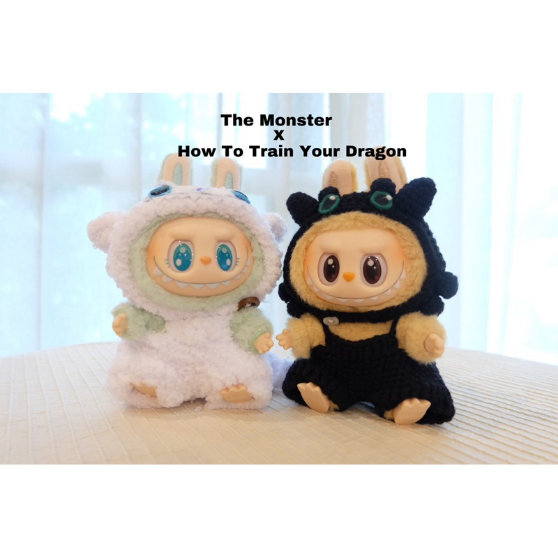 พร้อมส่ง!! ชุดเขี้ยวกุด labubu the monsters x how to train your dragon ชุดเขี้ยวกุด v1และv2