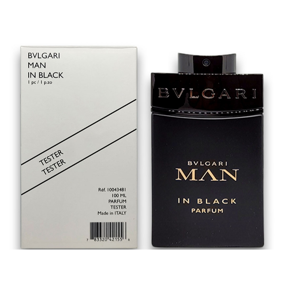 NEW 2024 BVLGARI MAN IN BLACK PARFUM 100ML TESTER