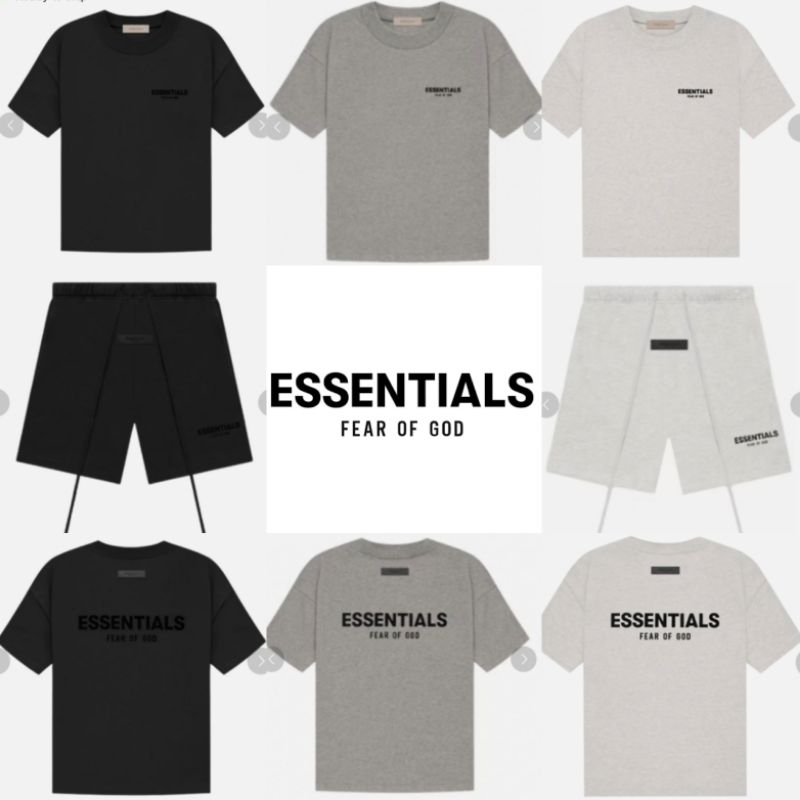 พร้อมส่ง (เสื้อยืด กางเกง FOG) Fear of God Essentials Core Collection ...