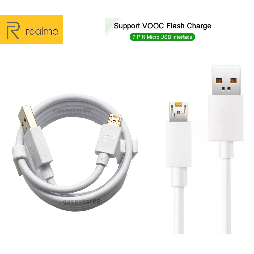สายชาร์จ micro usb Realme VOOC Realme 2 / 2 Pro / 3 / 3 Pro / 5 / 5i ...