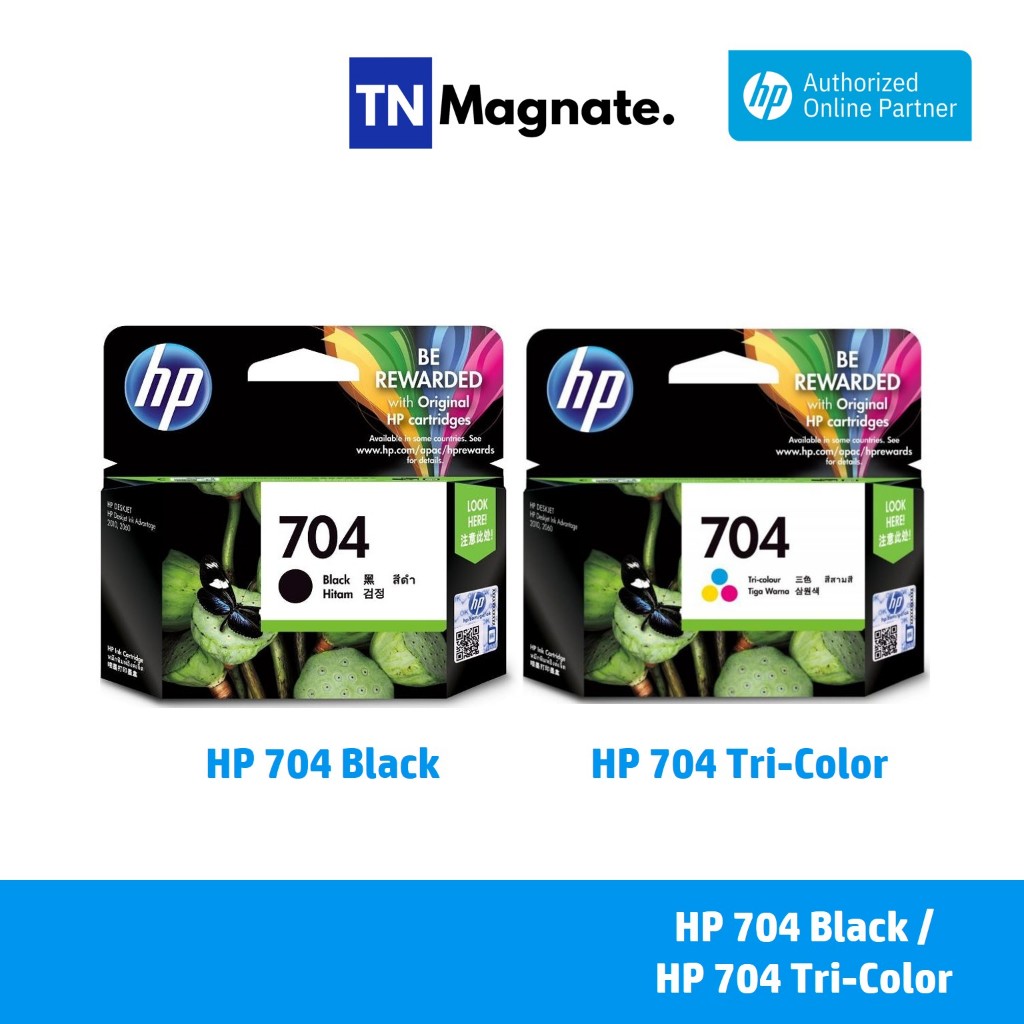 [หมึกพิมพ์อิงค์เจ็ท] HP 704 Original Ink Advantage Cartridge - ตัวเลือก ...