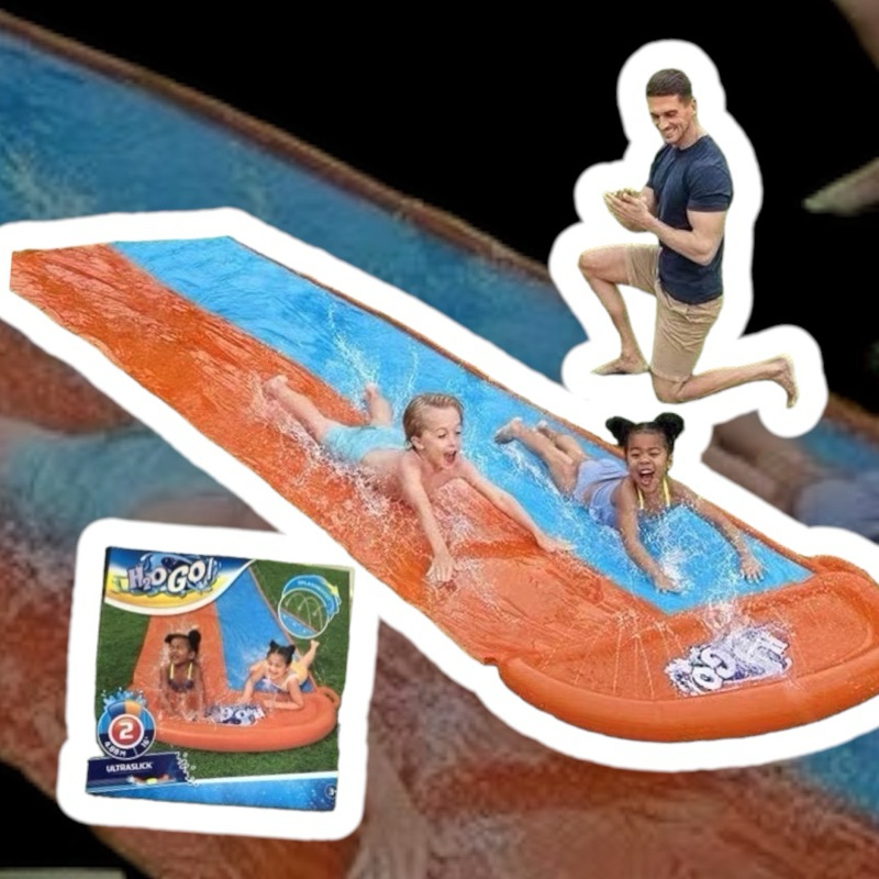 Slide Sprinker Pool สไลเดอร์น้ำ | Shopee Thailand