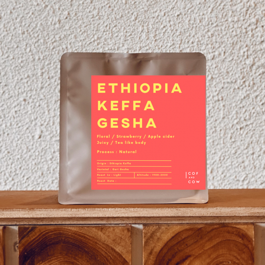 COF AND COW - เมล็ดกาแฟ Ethiopia Keffa Gesha | Shopee Thailand